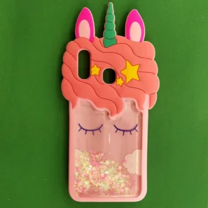 کاور  طرح آکواریومی  مدل یونیکورن مناسب برای گوشی موبایل سامسونگ Galaxy A20 کدm405