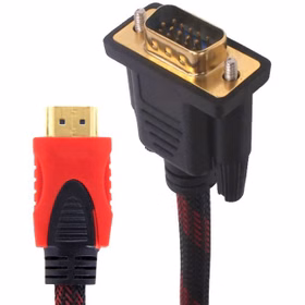 کابل تبدیل HDMI به VGA مدل Nylon طول1.3 کد3535