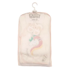 ست حوله پاپو مدل یونی کورن مجموعه 5 عددی کدm399