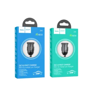 شارژر فندکی هوکو مدل Z43 QC3.0 18W کد3538