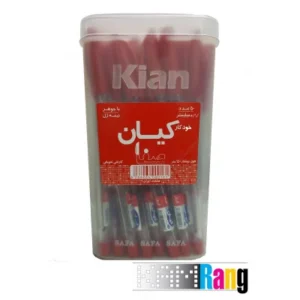 خودکار قرمز کیان بسته 50 عددی 1./0 میلی متر کدm334