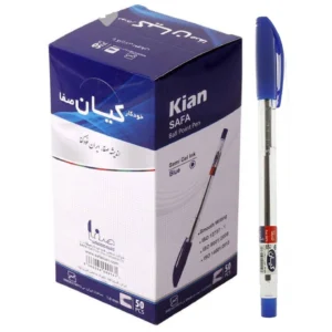 خودکار آبی کیان نوک 1 میلی متر بسته 50 عددی کدm418