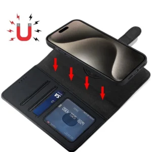 کیف کلاسوری اچ دی دی طرح چرمی مگ سیف مدل LUXURY مناسب برای گوشی موبایل اپل IPHONE 12 promax کدm