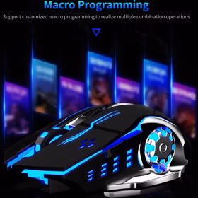 موس سیم دار AULA S20 مشکی کدm6108