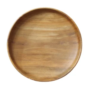 ظرف سرو چوبی مدل چنار کدm6329