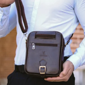 کیف دوشی چرمسال کد 10123 کدm6713