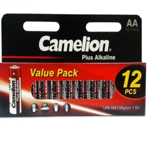 باتری قلمی کملیون مدل آلکالاین پلاس کد LR6-AM3 بسته 12 عددی کد P7864