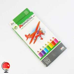 مداد رنگی 12 رنگ ادمیرال طرح هواپیما کد P8135