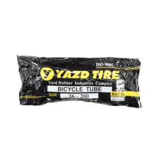 تیوپ دوچرخه یزد تایر YAZD TIRE 26×2.00 AV کد p7889