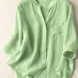 شومیز زنانه سبز پسته ای سایز 42 کد p7939