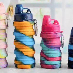 قمقمه سیلیکونی تاشو مدل آکاردئونی کد p8009