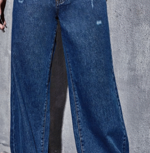 شلوار جین ابی تیره کد p8256