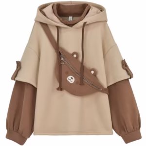 هودی خرسی کیف دار کد p8258