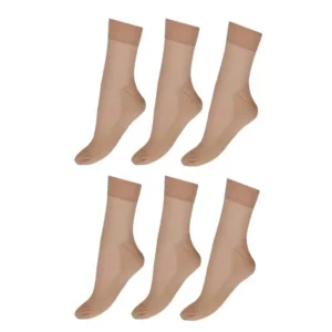 جوراب زنانه بسته 6 عددی کد p8370