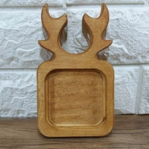 زیرلیوانی شاخ گوزنی مربع و گرد کدp8378