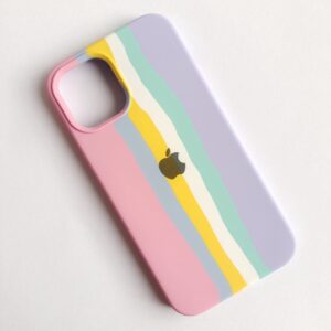 کاور سیلیکونی رنگین کمان مناسب iPhone 12 Pro Max کد k9407