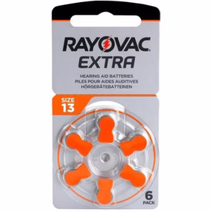 باتری سمعک ریواک شماره 13 بسته 6 عددی کد k9472