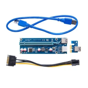 رایزر گرافیک تبدیل PCI EXPRESS X1 به X16 مدل 009s کدP14164