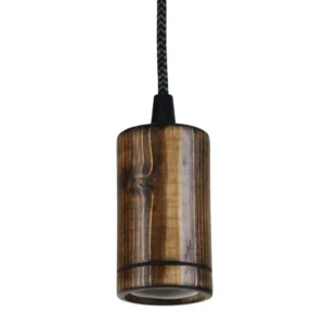 چراغ آویز تمام چوبی انگاره مدل WPS 02کدP14246