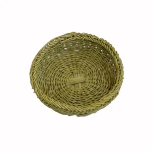 سبد حصیری مدل سبزی و میوه طرح گرد کدP15352