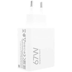 شارژر دیواری شیائومی مدل 67W به همراه تبدیل USB-C کدP16613
