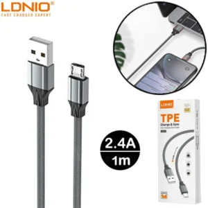 کابل تبدیل USB به microUSB الدینیو مدل LS441  طول 1 متر کدP15290