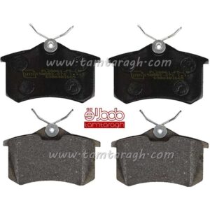 لنت ترمز عقب دنا و سمند سورن - لنت پارس جعبه آبی(صادراتی) کدp15984