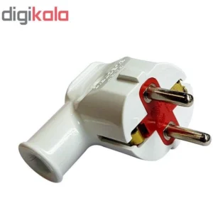 دوشاخه برق پارت الکتریک مدل P973 بسته 10 عددی - مشکی کدp16212