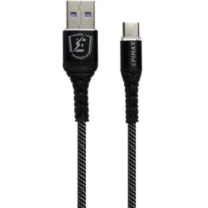 کابل شارژر تایپ سی ابریشم مدل EC-08- Epimax به اندازه 1.2 متر کد p18323