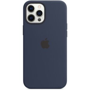 قاب مدل سیلیکونی مناسب برای گوشی موبایل اپل iphone ۱۲ pro - سرمه ای