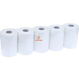 رول کاغذ پرینتر حرارتی 8 سانتی بسته ی 5 عددی کد p18465