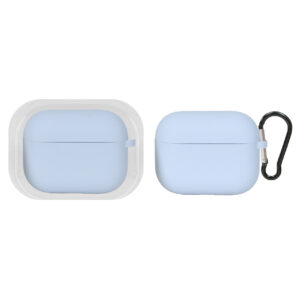 کاور ایرپاد سیلیکونی اورجینال Apple Airpods Pro 3 - آبی روشن (پک دار) کد p18794