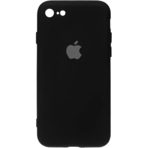 قاب سیلیکونی High-Copy لوگودار Apple iPhone 7 / 8 / SE 2020 - مشکی کد p18796
