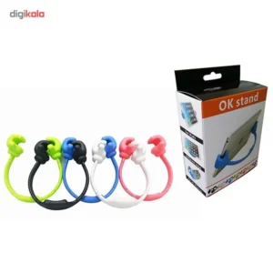 پایه نگهدارنده گوشی و تبلت رنگ طوسی مدل OK Stand کدp20673