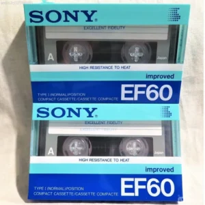 یک عددنوار کاست خام سونی SONY EF60Nکد P19659