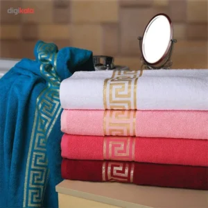 حوله حمام آذرریس تبریز طرح ورساچه سایز 100×160 سانتی متر کدp20649