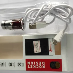 شارژر فندکی الدینیو مدل C304Q به همراه کابل تبدیل USB-C کدp20685