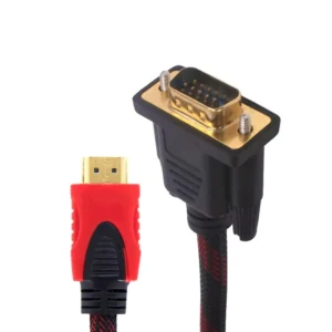 کابل تبدیل HDMI به VGA مدل Nylon طول 1.3 متر کدp20486