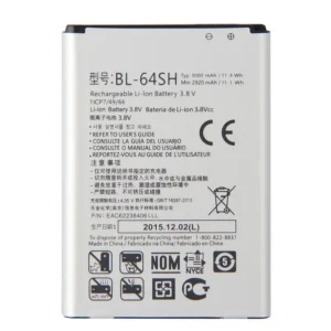 باتری موبایل مدل BL-64SH ظرفیت2540میلی آمپر مناسب برای گوشی موبایل ال جی کدp19649