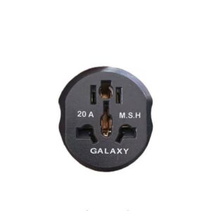 مبدل برق سه به دو مدل گلکسی مجموعه 2 عددی کد p19643