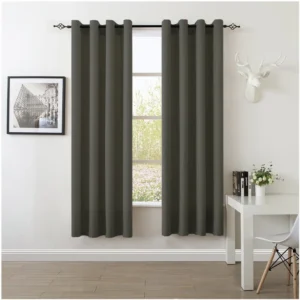 پرده سرمه مدل gb230 سایز 140×230 سانتی متر مجموعه دو عددی کد P22825