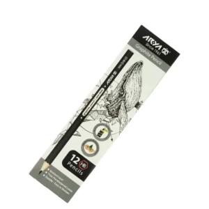 مداد مشکی آریا مدل 3001 بسته 12 عددی کد P22463
