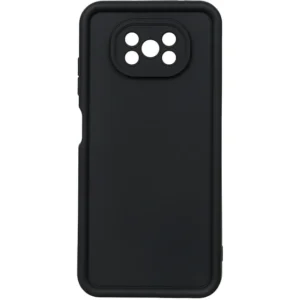 قاب گوشی Poco X3 NFC - Poco X3 Pro شیائومی سیلیکونی ژله ای Solid محافظ لنزدار مشکی کدk21623