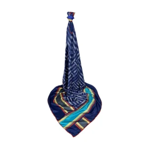 روسری زنانه مدل ساتن طرح چهارخونه 2 کد P22138