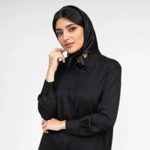 مینی اسکارف زنانه ساتن ابریشم مدل مینی ساتن با ابعاد 75 در 75 سانتی‌متر کد P21685