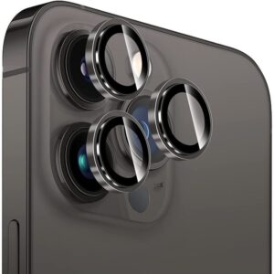 محافظ لنز دوربین کرا فیلم مدل رینگی کد 01 مناسب برای گوشی موبایل اپل iPhone 13 Pro / 13 Pro Max - نقره ای کد P21700