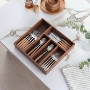 جاقاشقی، جاقاشقی کابینتی، جاقاشق،جا قاشقی، جاقاشقی چوبی، جا قاشقی چوبی، جاکفگیر، نظم دهنده 5 خانه کد P21689