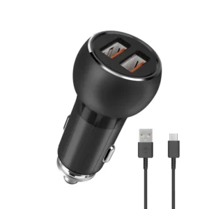 شارژر فندکی الدینیو مدل C503Q همراه با کابل usb-C کد P23605