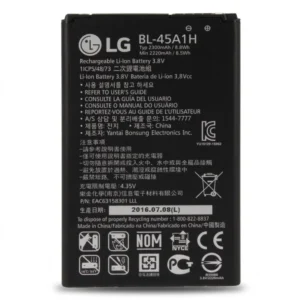 باتری موبایل مدل BL-45A1H با ظرفیت 2300mAh مناسب برای گوشی موبایل LG K10 2016 کد P23188
